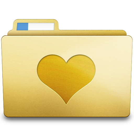 Yellow Favorites Icon 512x512 png